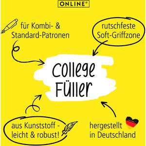 Produktbild für Füller Online College II Shark, Feder M
