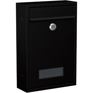Briefkasten BASI BK 100M, schwarz, aus Stahl