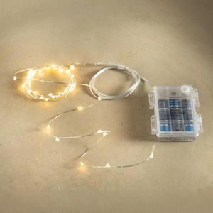 Produktbild für Lichterkette Frank-Flechtwaren 221392, 40 LED, innen + außen