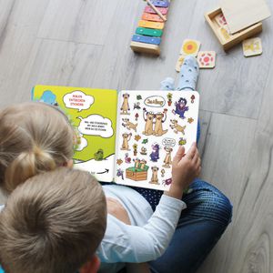 Produktbild für Malbuch Trötsch Jan und Henry, mit Stickern