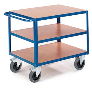 Produktbild für Tischwagen Rollcart 06-7538, aus Metall &amp; Holz