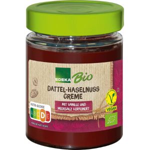 Nusscreme Edeka Dattel-Haselnuss-Creme, BIO