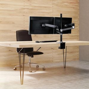 Produktbild für Monitorhalterung Ergotron LX Dual, VESA 75x75 &amp; 100x100 mm