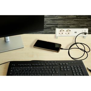 Produktbild für Tischsteckdose Bachmann Desk 2, mit 0,2 m GST18 Kabel