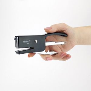 Produktbild für Heftzange D.RECT 110572, aus Metall, schwarz