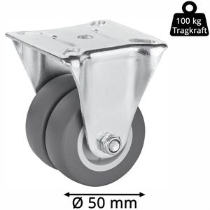 Produktbild für Möbelrolle SO-TECH 130694, mit Anschraubplatte