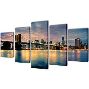 Wandbild vidaXL Brooklyn Bridge
