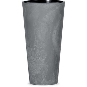 Übertopf Prosperplast Tubus Slim, grau, Ø 40 x 76 cm