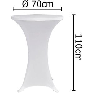 Produktbild für Tischhusse vidaXL Stretch, 279069, Ø 70 cm