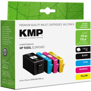 Produktbild für Tinte KMP für HP 920XL Multipack