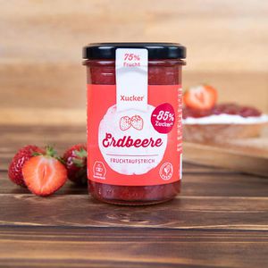 Produktbild für Fruchtaufstrich Xucker mit Xylit, Erdbeere