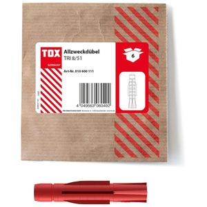 Produktbild für Dübel Tox 010600111, Allzweckdübel Tri 8/51