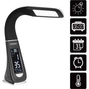 Produktbild für Schreibtischlampe Monzana Lilly, schwarz, LED, dimmbar