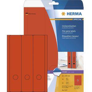 Produktbild für Rückenschilder Herma 5137 Special, rot