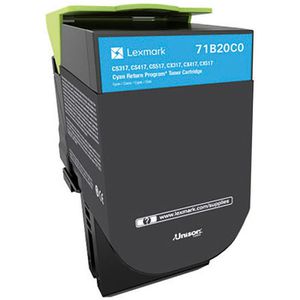 Produktbild für Toner Lexmark 71B20C0 Prebate, cyan