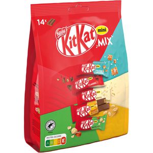 Nestle Schokoriegel KitKat Mini Mix, 196,2g, je 14g, 14 Riegel