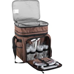 anndora Kühltasche Picknicktasche 20 L, 34 x 31 x 40cm, braun, 20 Liter –  Böttcher AG