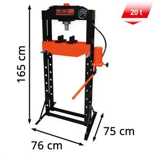 Produktbild für Werkstattpresse KS-Tools Performance 160.1150, Pressdruck 20 t