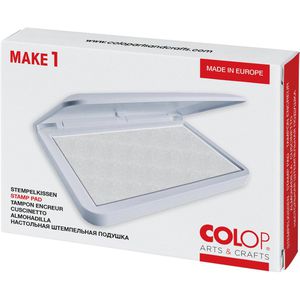 Produktbild für Stempelkissen Colop Make 1, für Büro und Kreativprojekte, weiß