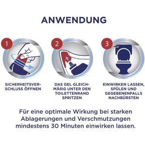 Produktbild für WC-Reiniger Domestos Kraft &amp; Frische Ocean Fresh, Gel