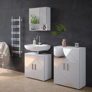 Produktbild für Badschrank Vicco Irma, mit 4 Füßen, weiß