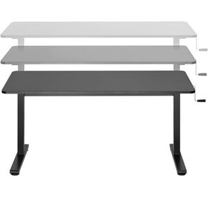 Produktbild für Schreibtisch LogiLink EO0027, schwarz / schwarz