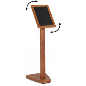 Produktbild für Infoständer Update-Displays aus Holz, braun, A4
