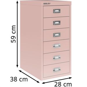 Produktbild für Schubladenschrank Bisley MultiDrawer, aus Metall