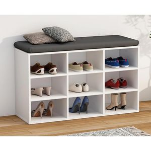 Produktbild für Schuhregal VCM Hinsol XS, aus Holz