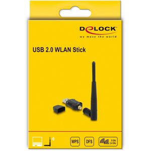 Produktbild für WLAN-Adapter DeLock 12462, USB 2.0
