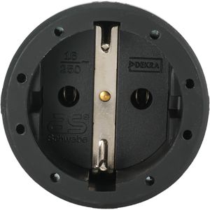 Produktbild für Schutzkontakt-Kupplung as-Schwabe 60417, schwarz
