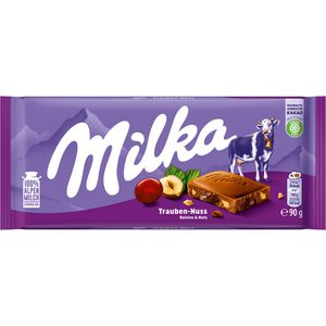 Tafelschokolade Milka Trauben-Nuss
