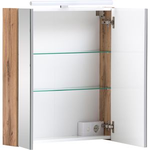 Produktbild für Spiegelschrank Schildmeyer Duo 146542, eiche
