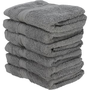 Handtuch Julie-Julsen Bio, silbergrau, 50 x 100 cm