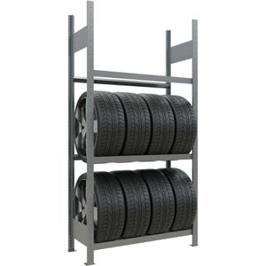 Reifenregal Schulte 13900, silber, für 12 Reifen