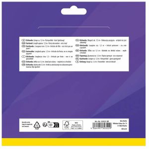 Produktbild für Girlande Idena 30322 Happy Birthday 1,55m