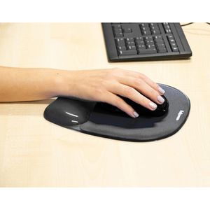 Produktbild für Mauspad Fellowes Crystals Gel, 91121, schwarz