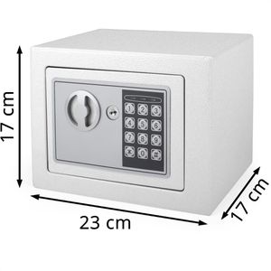 Produktbild für Tresor Pavo Safe Mini 8004690 weiß