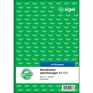 Produktbild für Reisekostenabrechnungen Sigel RA515