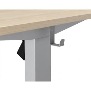 Produktbild für Schreibtisch Kerkmann Move small office, ahorn / silber