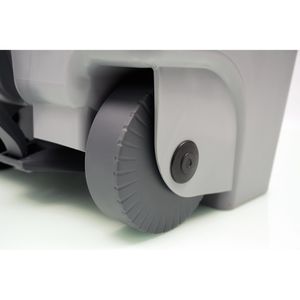 Produktbild für Mülleimer Helit H2405525 the step chief, grau/rot