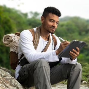 Produktbild für Tablet-Hülle Logitech Rugged Folio, 920-011200, grau