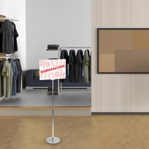 Produktbild für Infoständer Böttcher-AG silber, A3