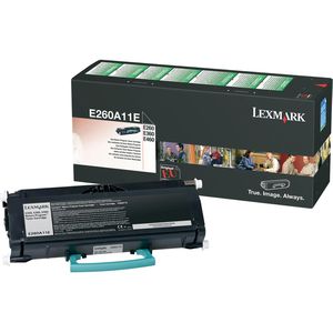 Toner Lexmark E260A11E Prebate, schwarz