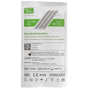 Produktbild für Wundnahtstreifen Teqler steril, 6 Streifen