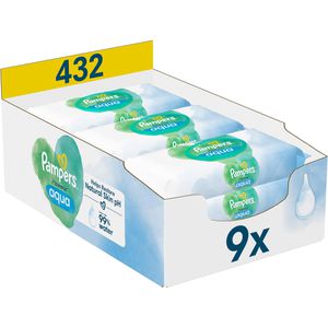 Feuchttücher Pampers Harmonie Aqua, 432 Tücher