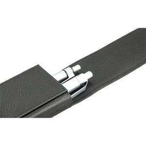 Produktbild für Stifteetui Alassio 2668 schwarz, für 2 Stifte