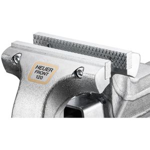 Produktbild für Schraubstock Heuer 101123, mit Wechselbacken