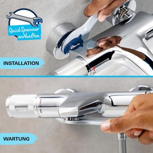Produktbild für Badewannenarmatur GROHE Start 24206002, aus Messing