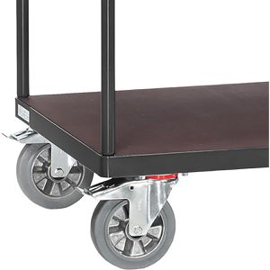 Produktbild für Tischwagen Fetra 12405-7016 Grey Edition, aus Metall &amp; Holz